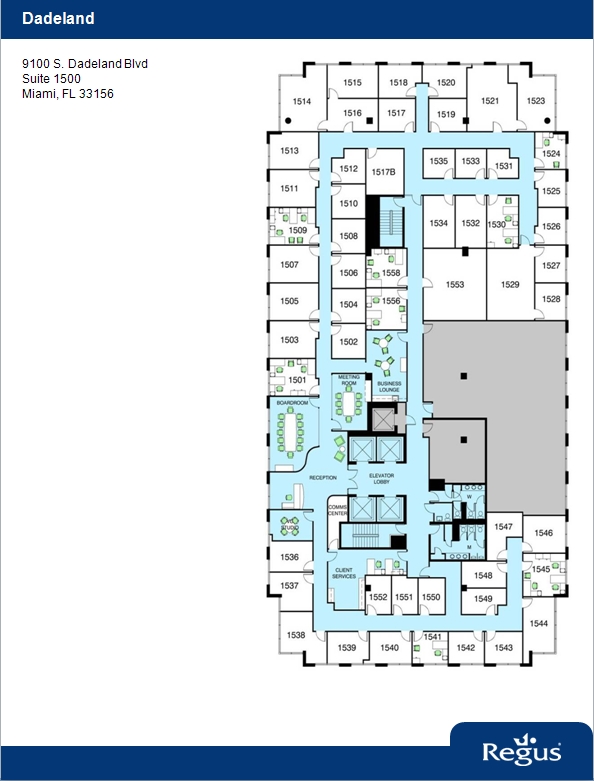 9100 S Dadeland Blvd, Miami, FL en alquiler Plano de la planta- Imagen 1 de 1