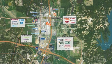 3982 N Gloster St, Tupelo, MS - VISTA AÉREA  vista de mapa