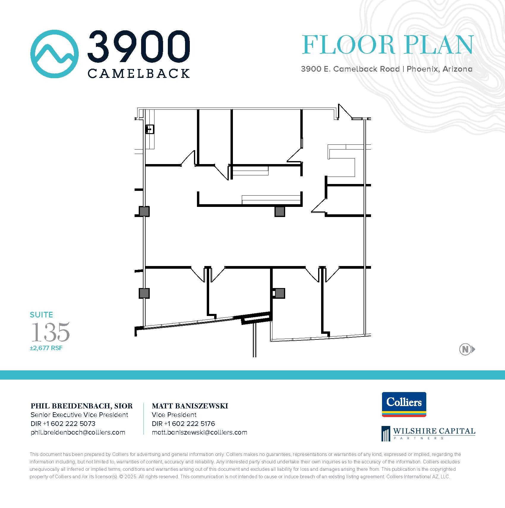 3900 E Camelback Rd, Phoenix, AZ en alquiler Plano de la planta- Imagen 1 de 2