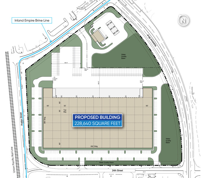 Rubidoux Blvd, Jurupa Valley, CA en alquiler - Plano del sitio - Imagen 2 de 3