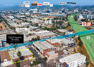 5454 Virginia Ave, Los Angeles, CA - VISTA AÉREA  vista de mapa