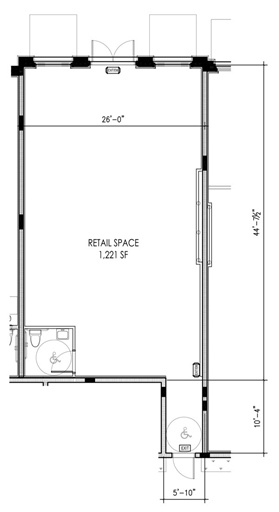 411-481 N Orange Ave, Sarasota, FL en alquiler Plano de la planta- Imagen 1 de 4