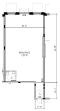 411-481 N Orange Ave, Sarasota, FL en alquiler Plano de la planta- Imagen 1 de 4