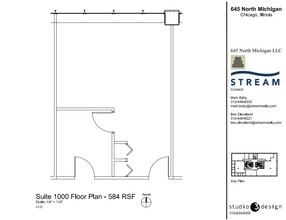 645 N Michigan Ave, Chicago, IL en alquiler Plano de la planta- Imagen 1 de 1