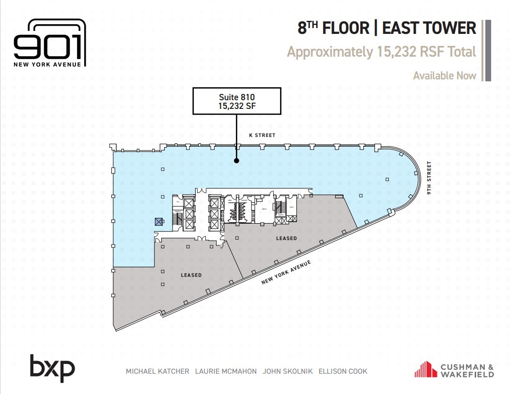 901 New York Ave NW, Washington, DC en alquiler Plano de la planta- Imagen 1 de 1