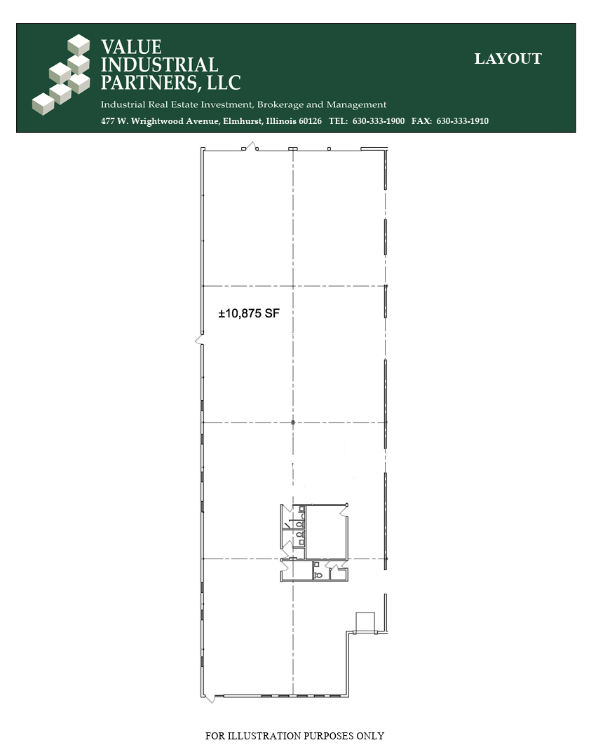 5300-5328 W 123rd Pl, Alsip, IL en alquiler Plano de la planta- Imagen 1 de 1