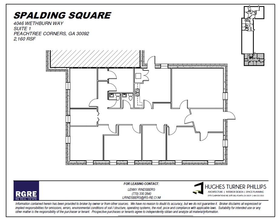 4046 Wetherburn Way, Peachtree Corners, GA en alquiler Plano de la planta- Imagen 1 de 1