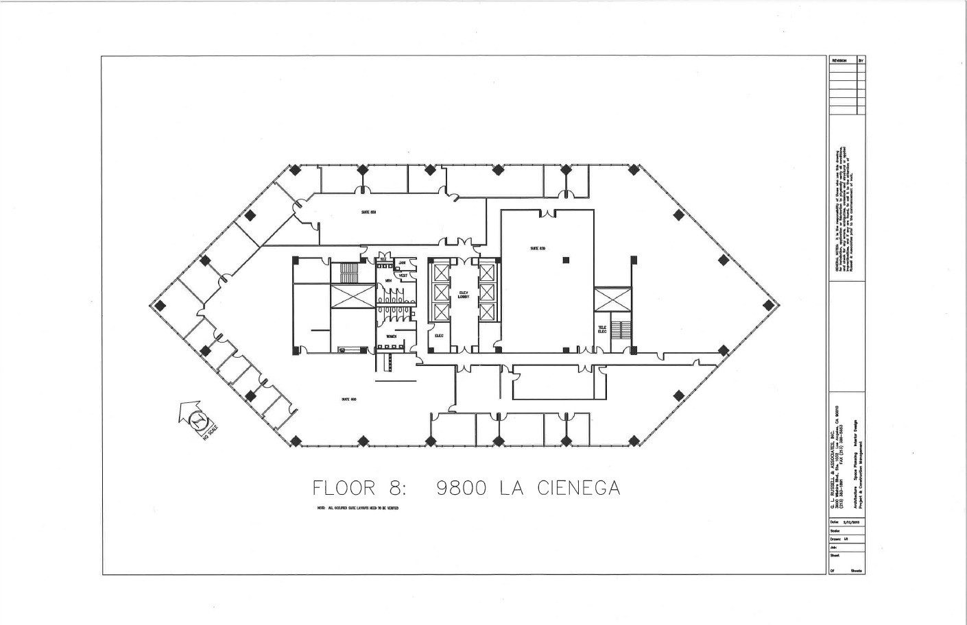 9800 S La Cienega Blvd, Inglewood, CA en alquiler Plano de la planta- Imagen 1 de 1