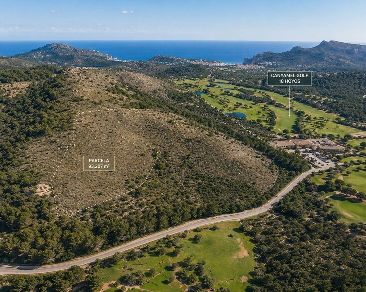 Terreno en Capdepera, Islas Baleares en venta - Vista aérea - Imagen 2 de 5