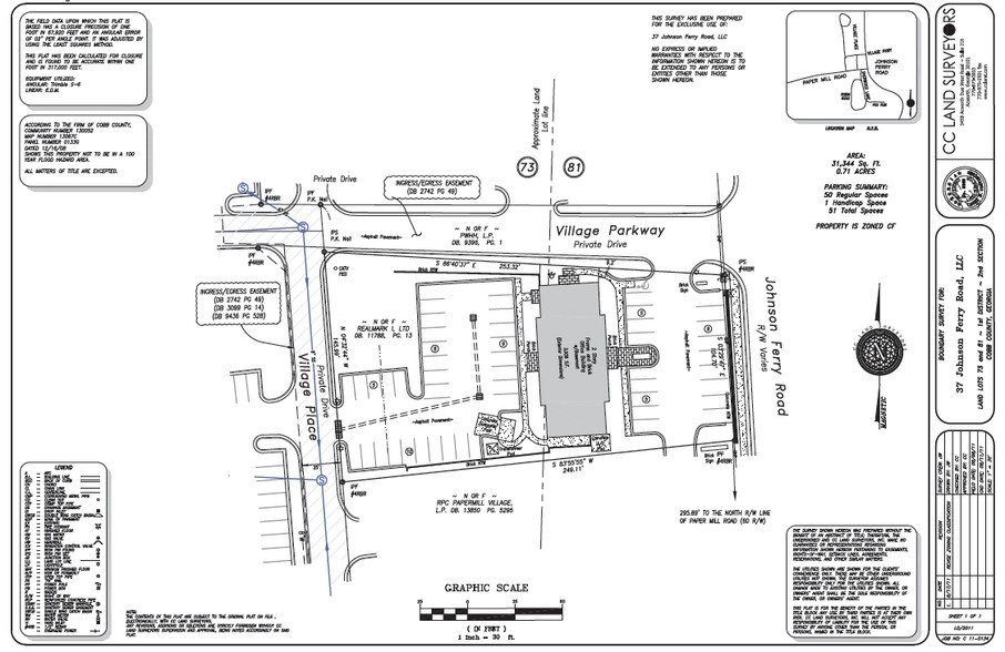 37 Johnson Ferry Rd, Marietta, GA en alquiler - Plano del sitio - Imagen 2 de 3