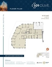 509 Olive Way, Seattle, WA en alquiler Plano de la planta- Imagen 1 de 2