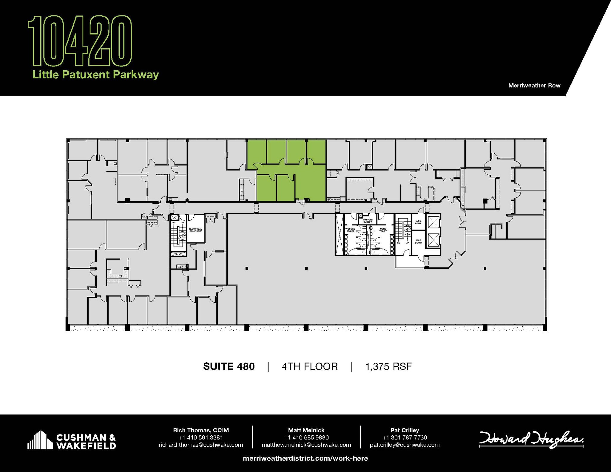 10480 Little Patuxent Pky, Columbia, MD en alquiler Plano de la planta- Imagen 1 de 1