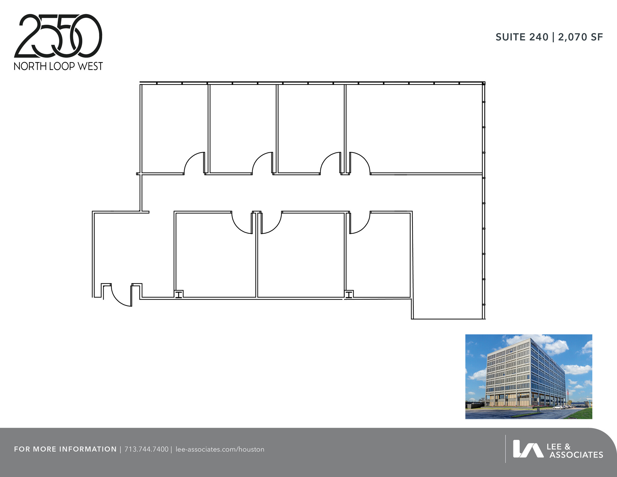 2550 N Loop Fwy W, Houston, TX en alquiler Plano de la planta- Imagen 1 de 1