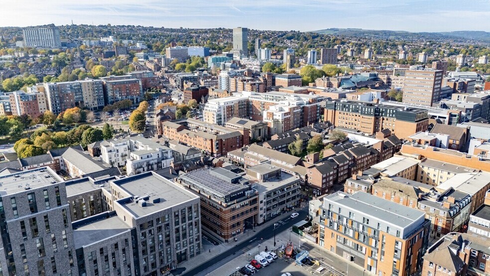 87 Division St, Sheffield en venta - Vista aérea - Imagen 2 de 6