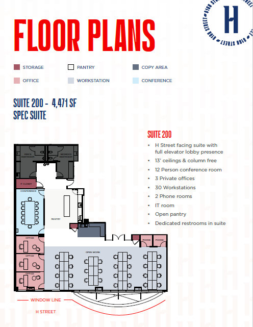 701 7th St NW, Washington, DC en alquiler Plano de la planta- Imagen 1 de 1