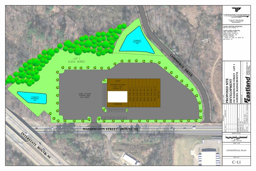 50 Washington, Auburn, MA en alquiler - Plano del sitio - Imagen 3 de 6