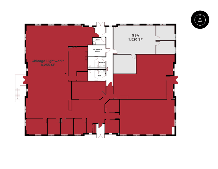 505 Warrenville Rd, Lisle, IL en venta - Plano de la planta - Imagen 2 de 9