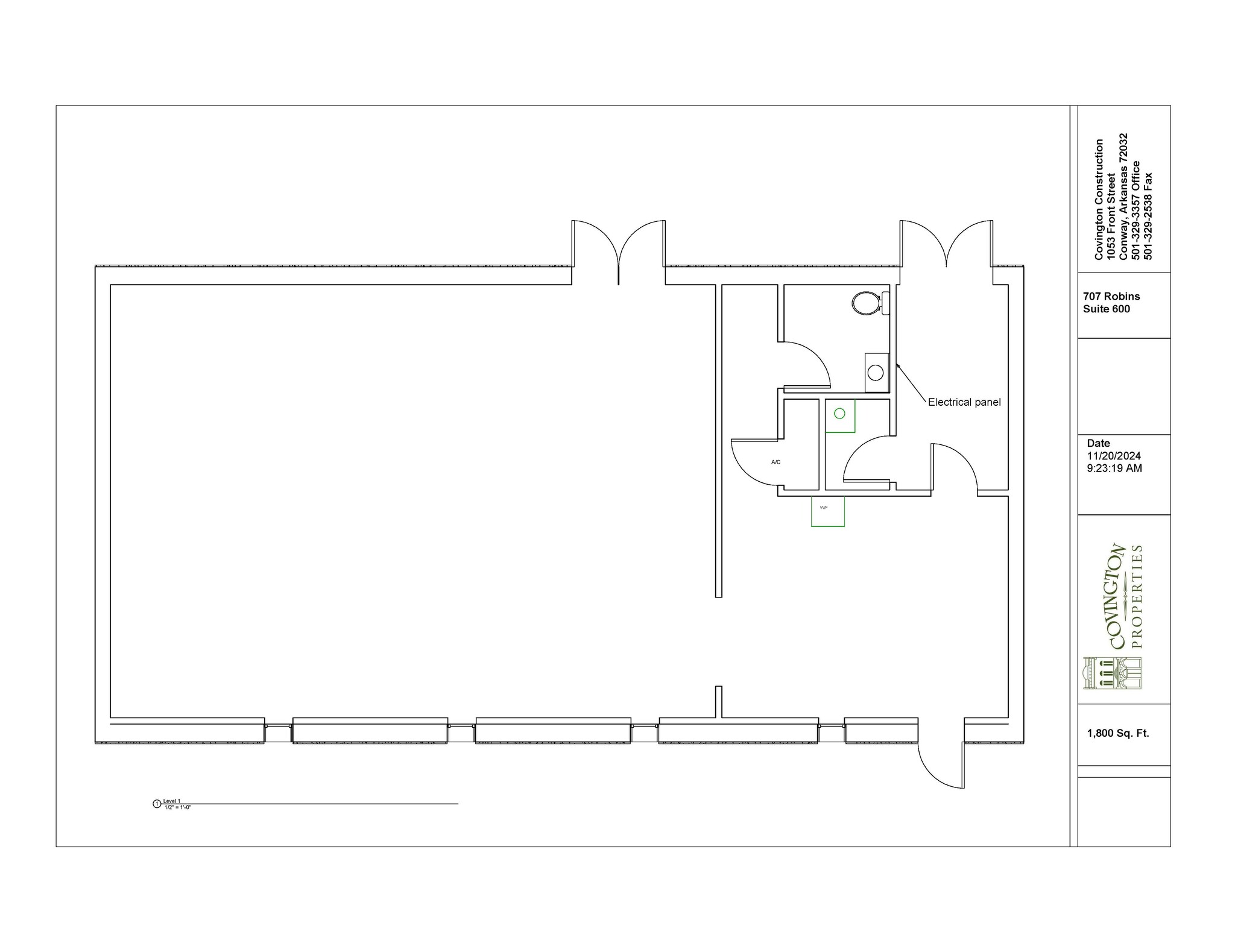 707 Robins St, Conway, AR en alquiler Plano de la planta- Imagen 1 de 1