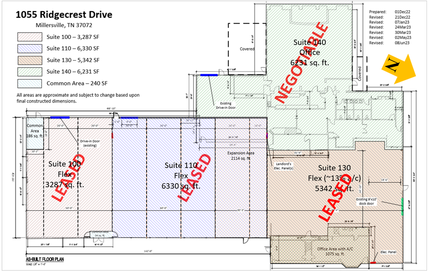 1055 Ridgecrest Dr, Millersville, TN en alquiler Plano de la planta- Imagen 1 de 1