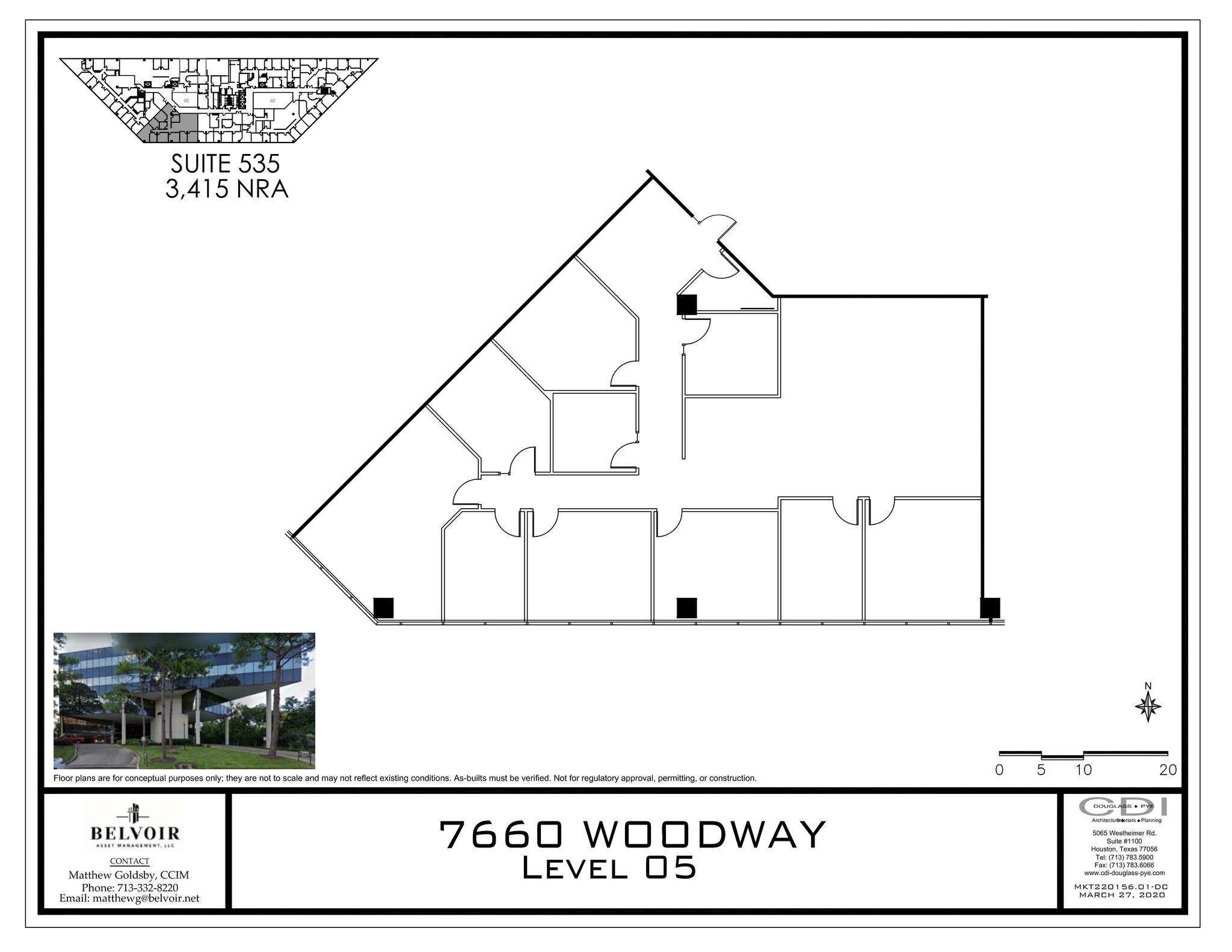 Private Office Space, Houston, TX en alquiler Plano del sitio- Imagen 1 de 2