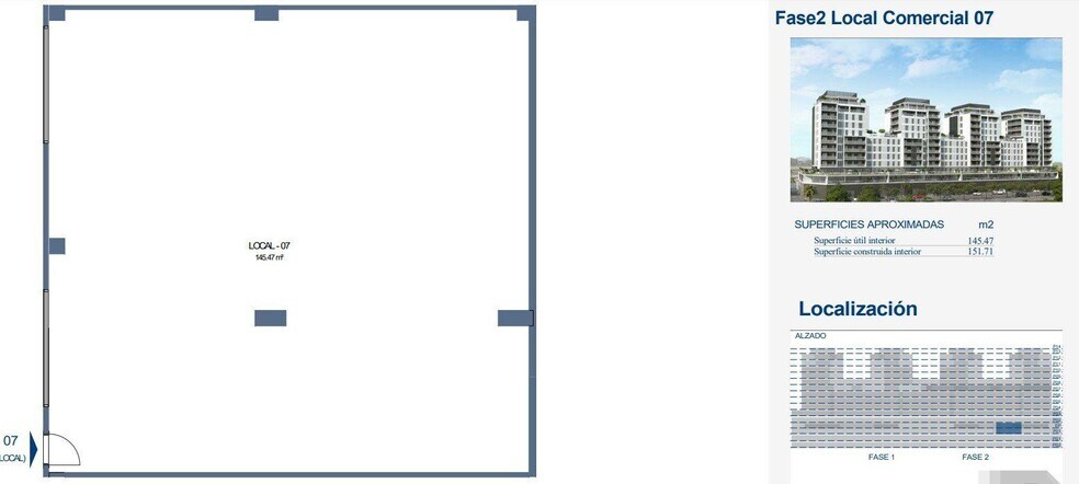 Local en València en venta - Plano de la planta - Imagen 2 de 4