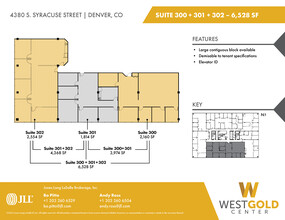 4380 S Syracuse St, Denver, CO en alquiler Plano de la planta- Imagen 2 de 2