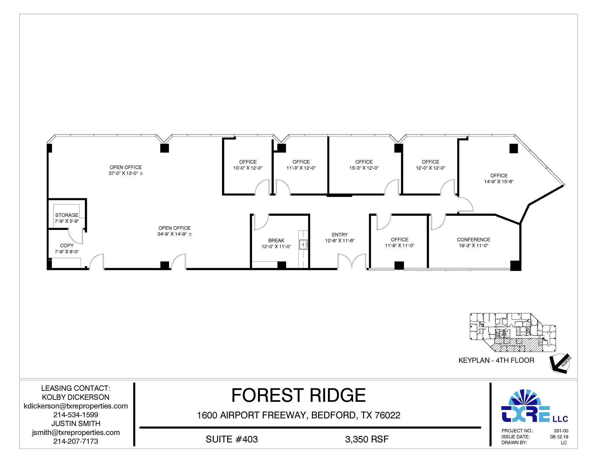 1600 Airport Fwy, Bedford, TX en alquiler Plano de la planta- Imagen 1 de 1