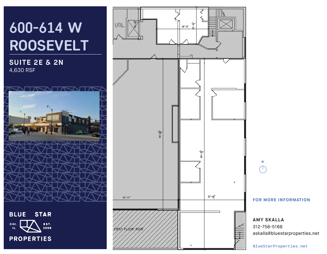 600-614 W Roosevelt Rd, Chicago, IL en alquiler Plano de la planta- Imagen 1 de 1