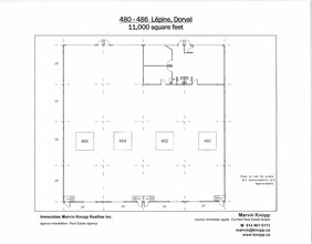 480-518 Av Lépine, Dorval, QC en alquiler Plano del sitio- Imagen 1 de 2