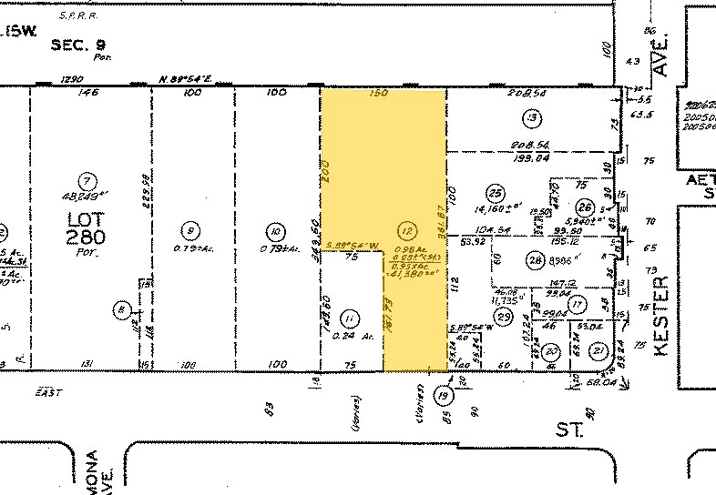 14923 Oxnard St, Van Nuys, CA en venta Plano de solar- Imagen 1 de 1