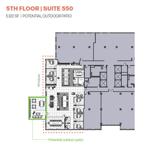 1850 M St NW, Washington, DC en alquiler Plano de la planta- Imagen 1 de 1