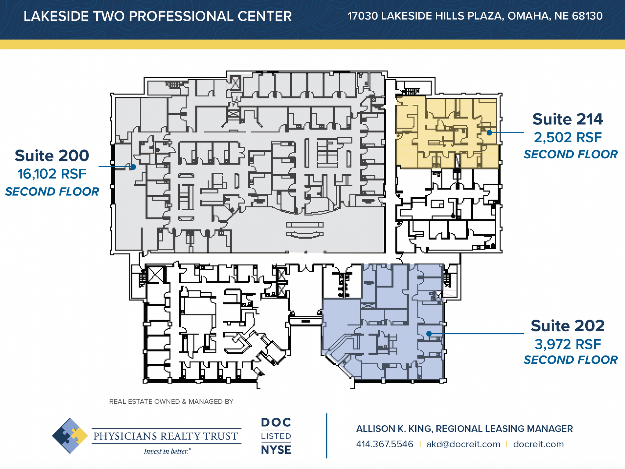 17030 Lakeside Hills Plz, Omaha, NE en alquiler Plano de la planta- Imagen 1 de 1