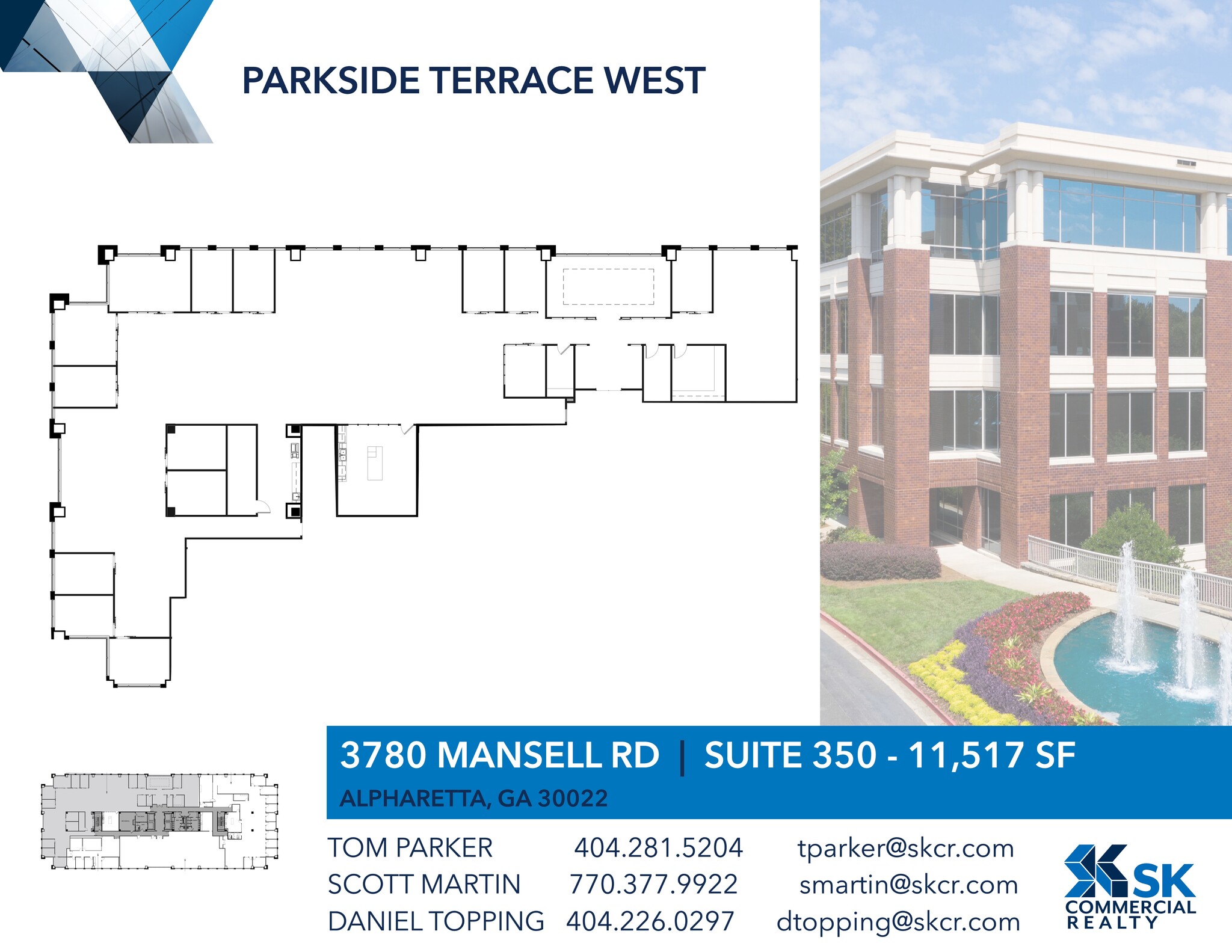 3780 Mansell Rd, Alpharetta, GA en alquiler Plano del sitio- Imagen 1 de 1