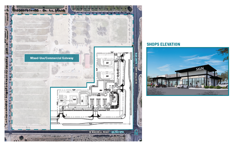 NWC Cotton Lane & Waddell Rd, Surprise, AZ en venta - Foto del edificio - Imagen 2 de 3