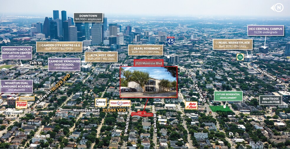 2120 Montrose Blvd, Houston, TX en alquiler - Foto principal - Imagen 1 de 11