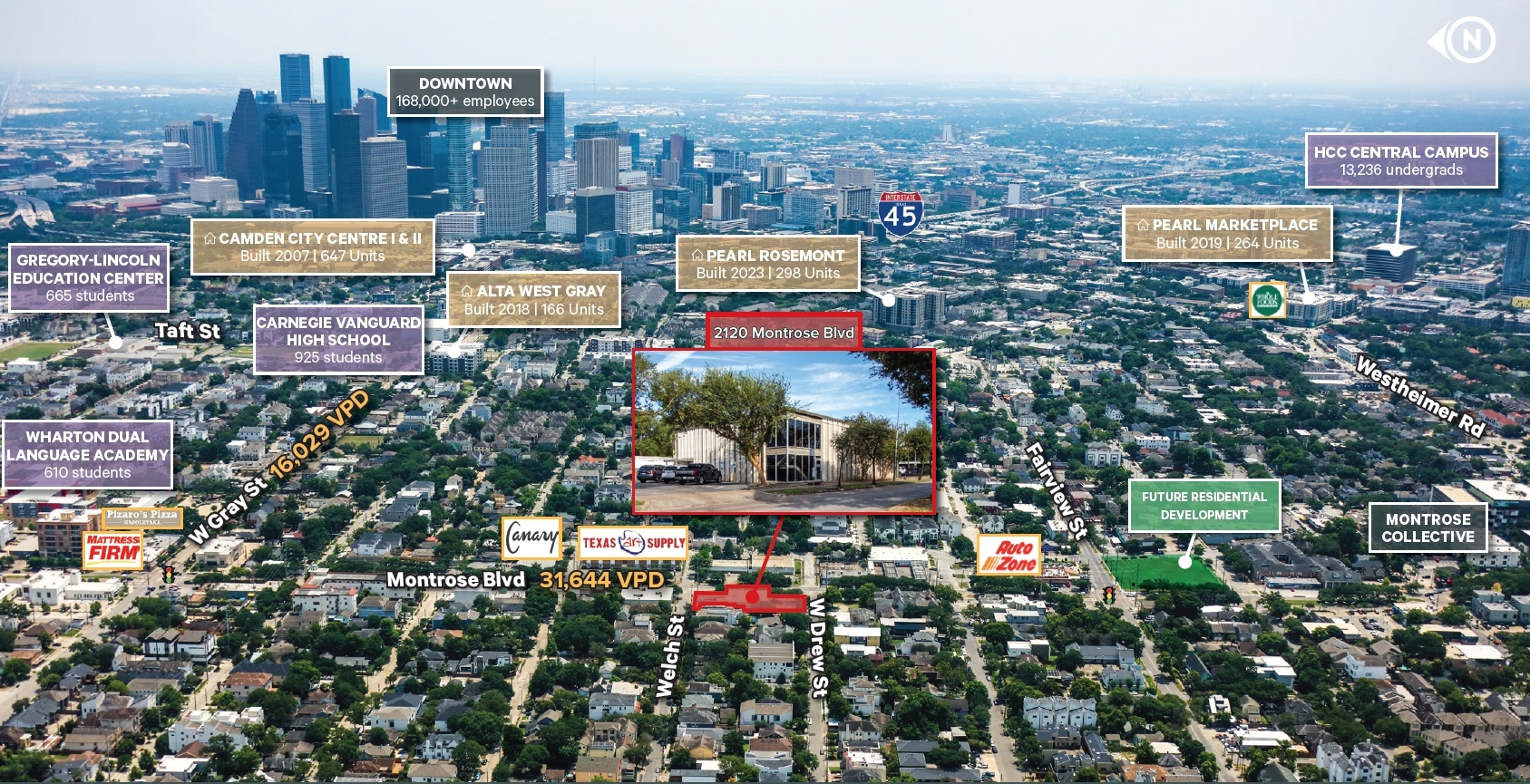 2120 Montrose Blvd, Houston, TX en alquiler Foto principal- Imagen 1 de 12