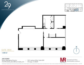 29 E Madison St, Chicago, IL en alquiler Plano de la planta- Imagen 1 de 6