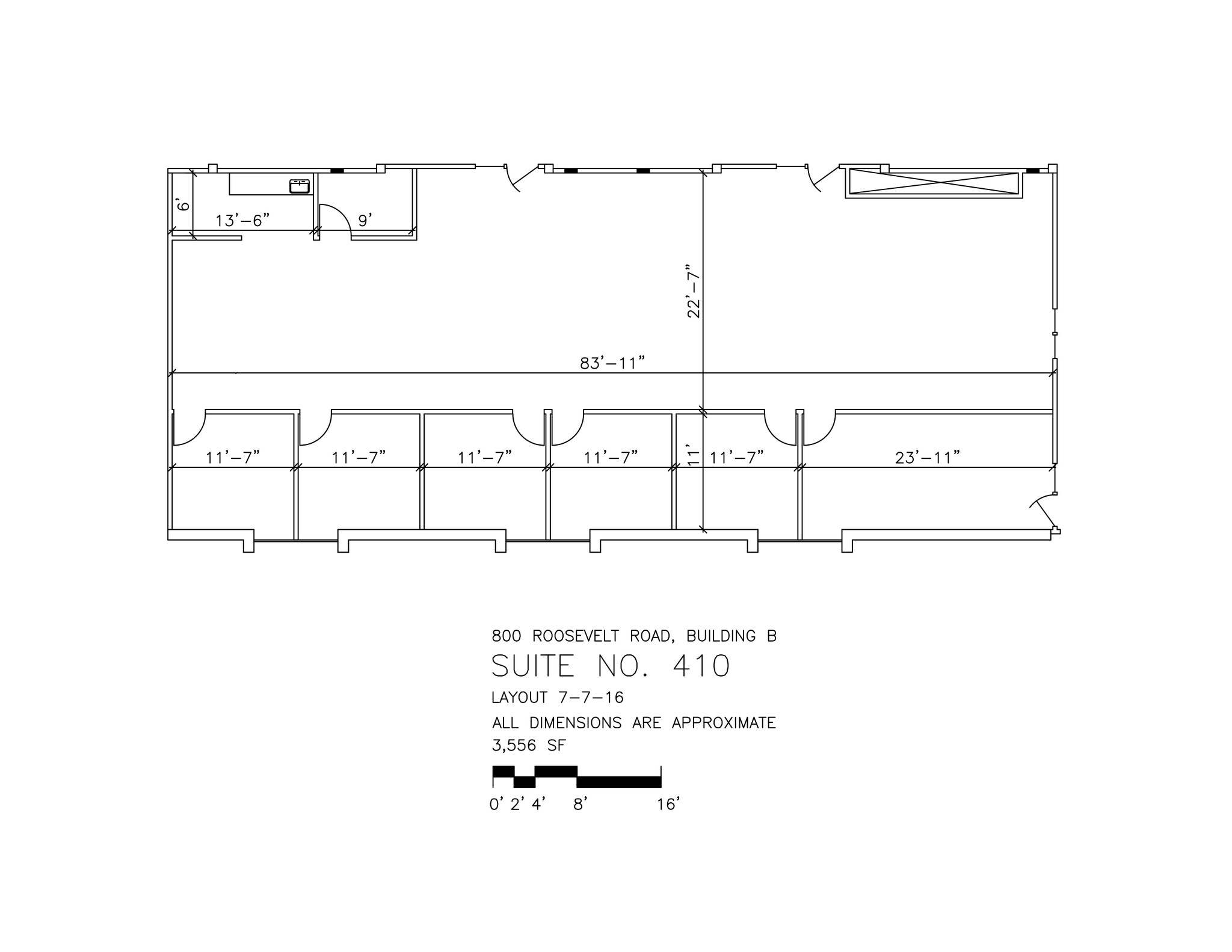 800 Roosevelt Rd, Glen Ellyn, IL en alquiler Plano del sitio- Imagen 1 de 2