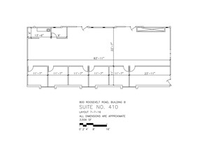 800 Roosevelt Rd, Glen Ellyn, IL en alquiler Plano del sitio- Imagen 1 de 2