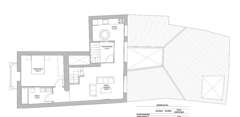 en Cáceres, Cáceres en venta - Plano de la planta - Imagen 3 de 3