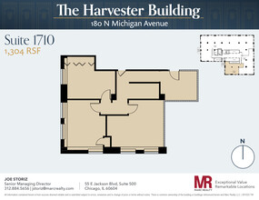 180 N Michigan Ave, Chicago, IL en alquiler Plano de la planta- Imagen 1 de 6