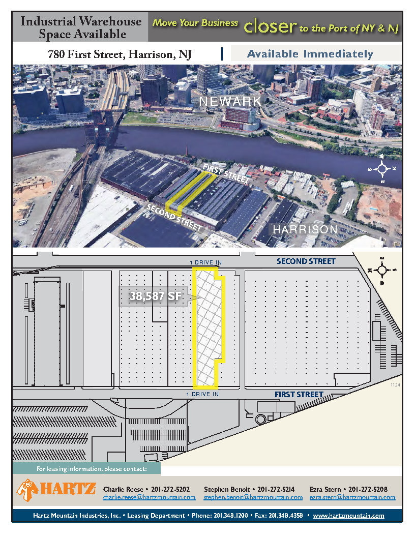 700-800 1st St, Harrison, NJ en alquiler Plano de la planta- Imagen 1 de 1