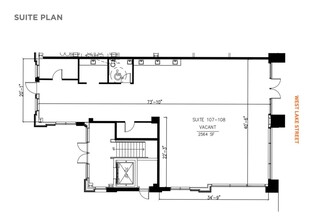 1221 W Lake St, Minneapolis, MN en alquiler Plano de la planta- Imagen 1 de 1