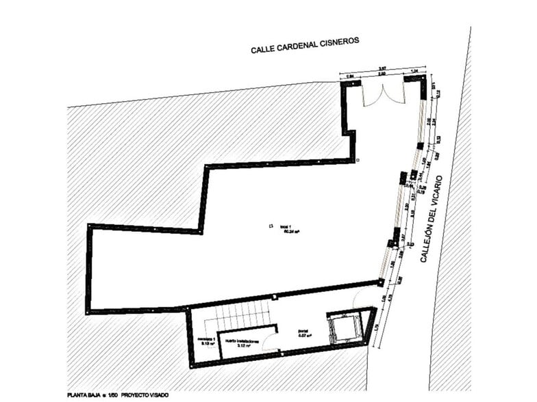 Local en Toledo, Toledo en alquiler - Plano de planta tipo - Imagen 3 de 3
