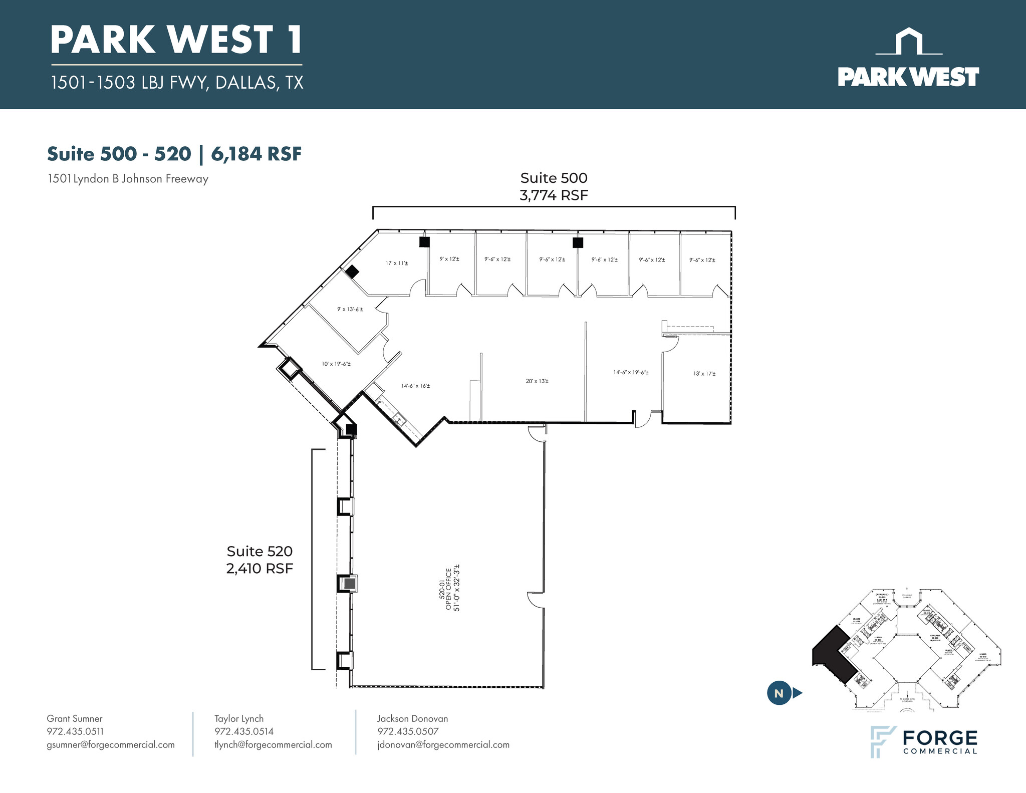 1501-1507 Lyndon B Johnson Fwy, Dallas, TX en alquiler Plano de la planta- Imagen 1 de 2