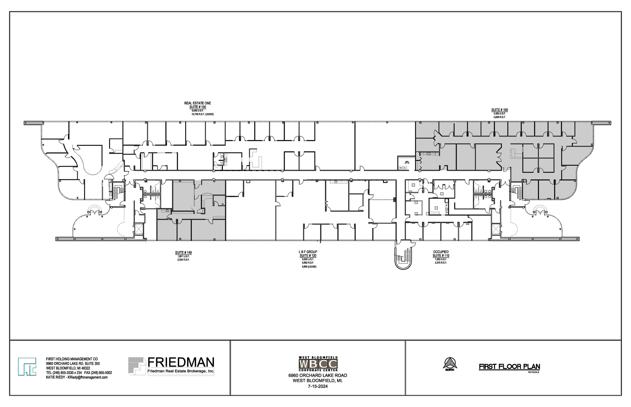 6960 Orchard Lake Rd, West Bloomfield, MI en alquiler Plano de la planta- Imagen 1 de 2