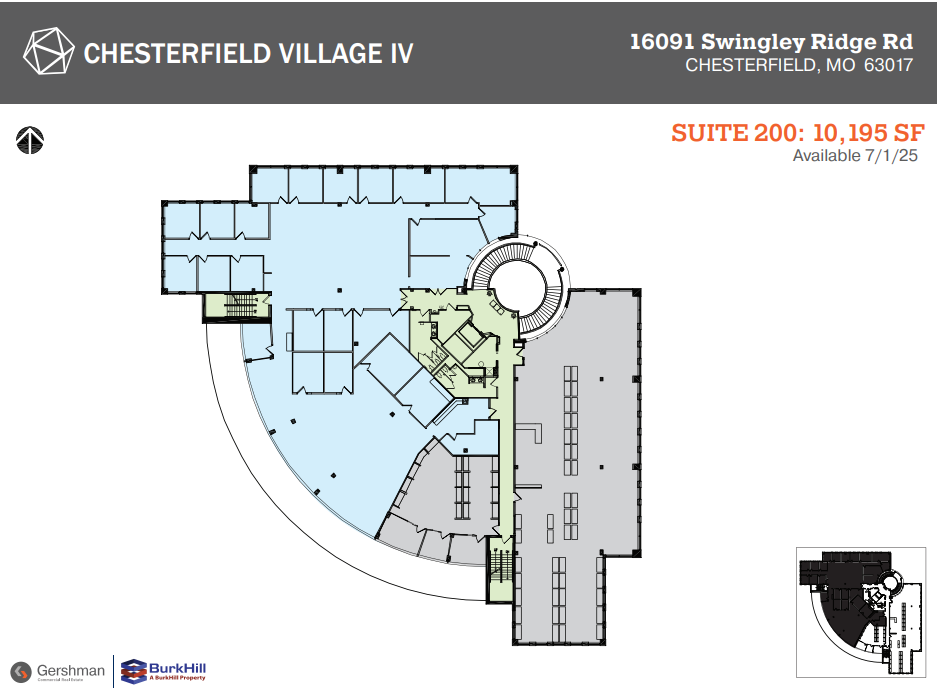 16091 Swingley Ridge Rd, Chesterfield, MO en venta Plano de la planta- Imagen 1 de 1