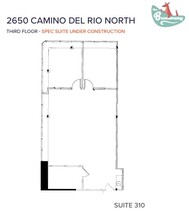 2650 Camino del Rio N, San Diego, CA en alquiler Plano de la planta- Imagen 1 de 1