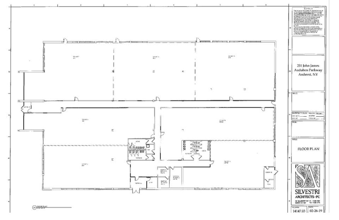 251 John James Audubon Pky, Amherst, NY en alquiler Plano de la planta- Imagen 1 de 1