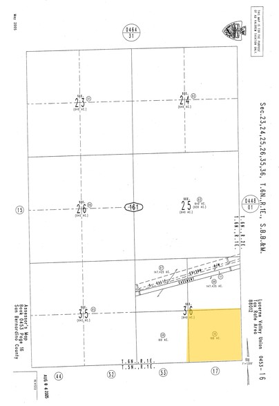 Harrod Rd, Lucerne Valley, CA en venta - Plano de solar - Imagen 1 de 2